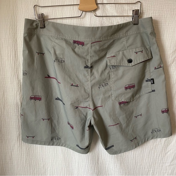 Vans X Yusuke Hanai 17" Swim Boardshorts Green - Picture 4 of 5
